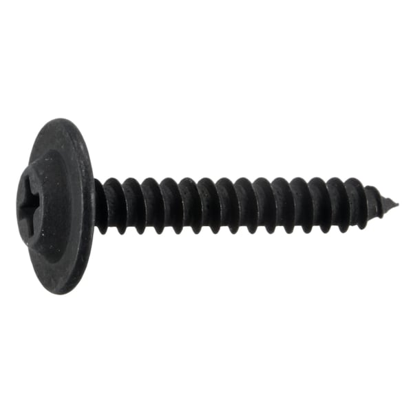 Midwest Fastener Sheet Metal Screw, #8 x 1 in, Black Steel Flat Head Phillips Drive, 15 PK 39626 - main